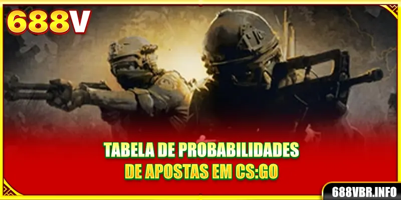 Tabela de probabilidades de apostas em CSGO