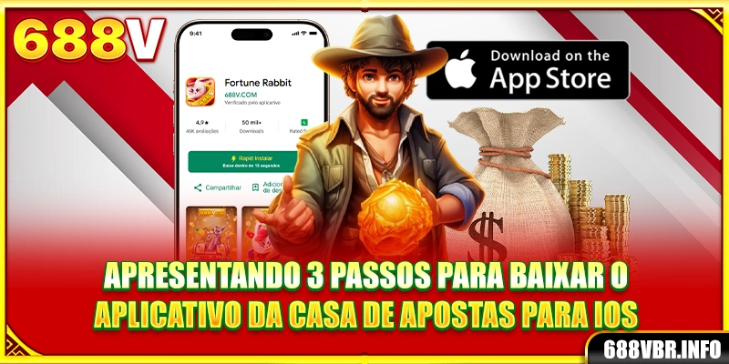 Apresentando 3 passos para baixar o aplicativo da casa de apostas para IOS